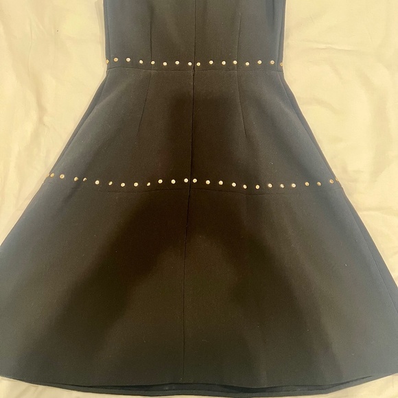 Kate Spade Black Studded Crepe Dress 0 MSRP $328 - Picture 5 of 6